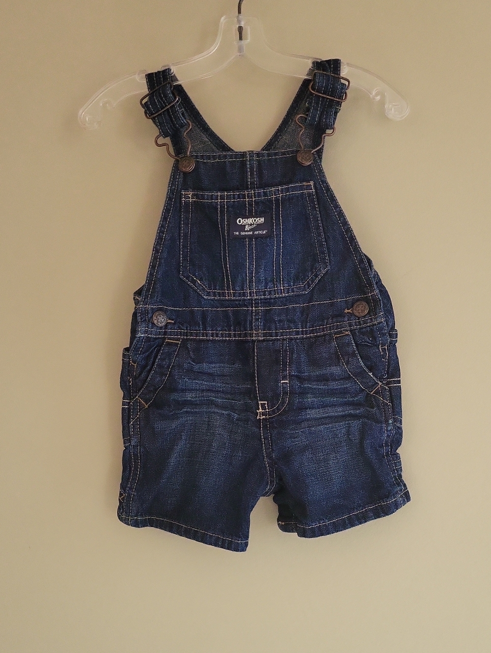 OshKosh B'gosh dark denim shortalls